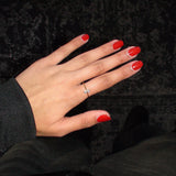 Double Diamond Heart Ring