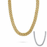 12mm Diamond Cuban Necklace