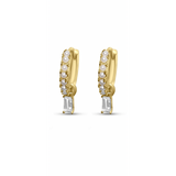 Pearl Diamond Earring Stack