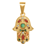 Gold Hamsa Hand Charm