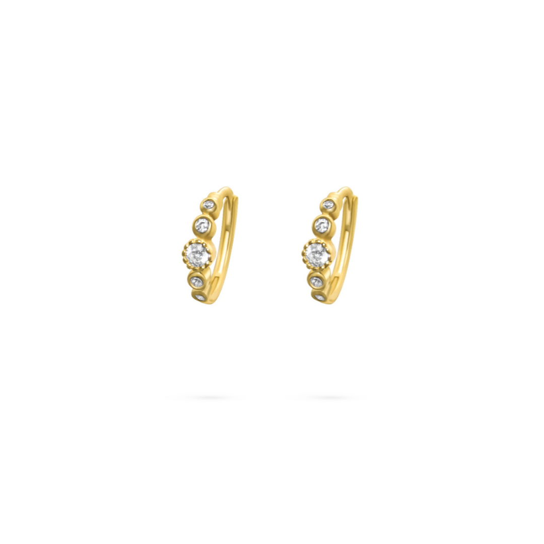 Rectangle Diamond Earring Stack