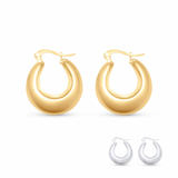 Chunky Hoop Earrings