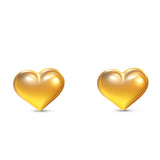 Bold Heart Studs