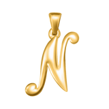 Large Cursive Letter Charms