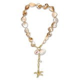 Statement Starfish Pearl Necklace