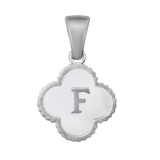 Reversible Initial Flower Charm
