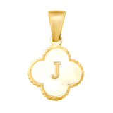 Reversible Initial Flower Charm