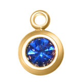 Round Birth Stone Charms