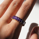 Purple Eternity Ring