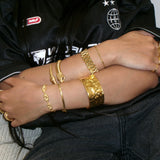 Gold Chunks Bracelet