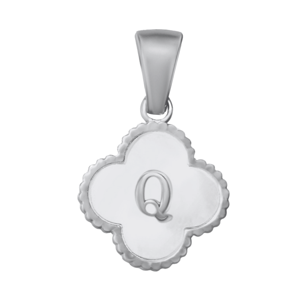 Reversible Initial Flower Charm