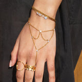 Diamond Web Hand Chain