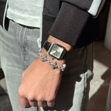 12mm Iced Out Diamond Clover Bracelet