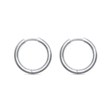Simple Huggies Silver (10mm-20mm)