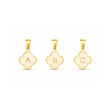 Reversible Initial Flower Charm