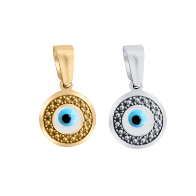 Small Round Evil Eye Charm