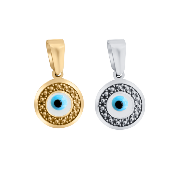Small Round Evil Eye Charm