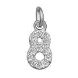 Small Diamond Number Charms