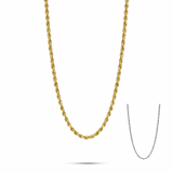 3mm Rope Chain Necklace