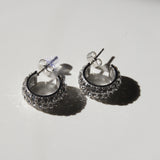 Diamonds Round Earrings