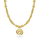 Beaded Swirl Necklace