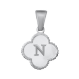 Reversible Initial Flower Charm