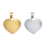 Blank Heart Pendant