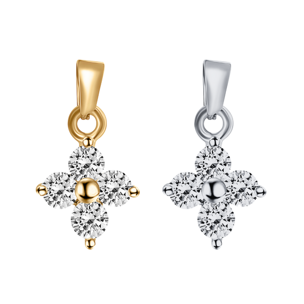 Diamond Clover Charm