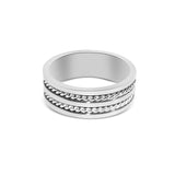 Silver Rope Ring