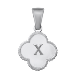 Reversible Initial Flower Charm