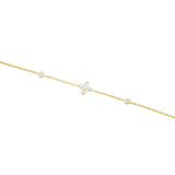 Diamond Clover Bracelet