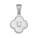 Reversible Initial Flower Charm
