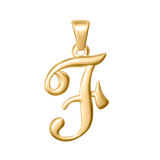 Large Cursive Letter Charms