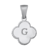 Reversible Initial Flower Charm