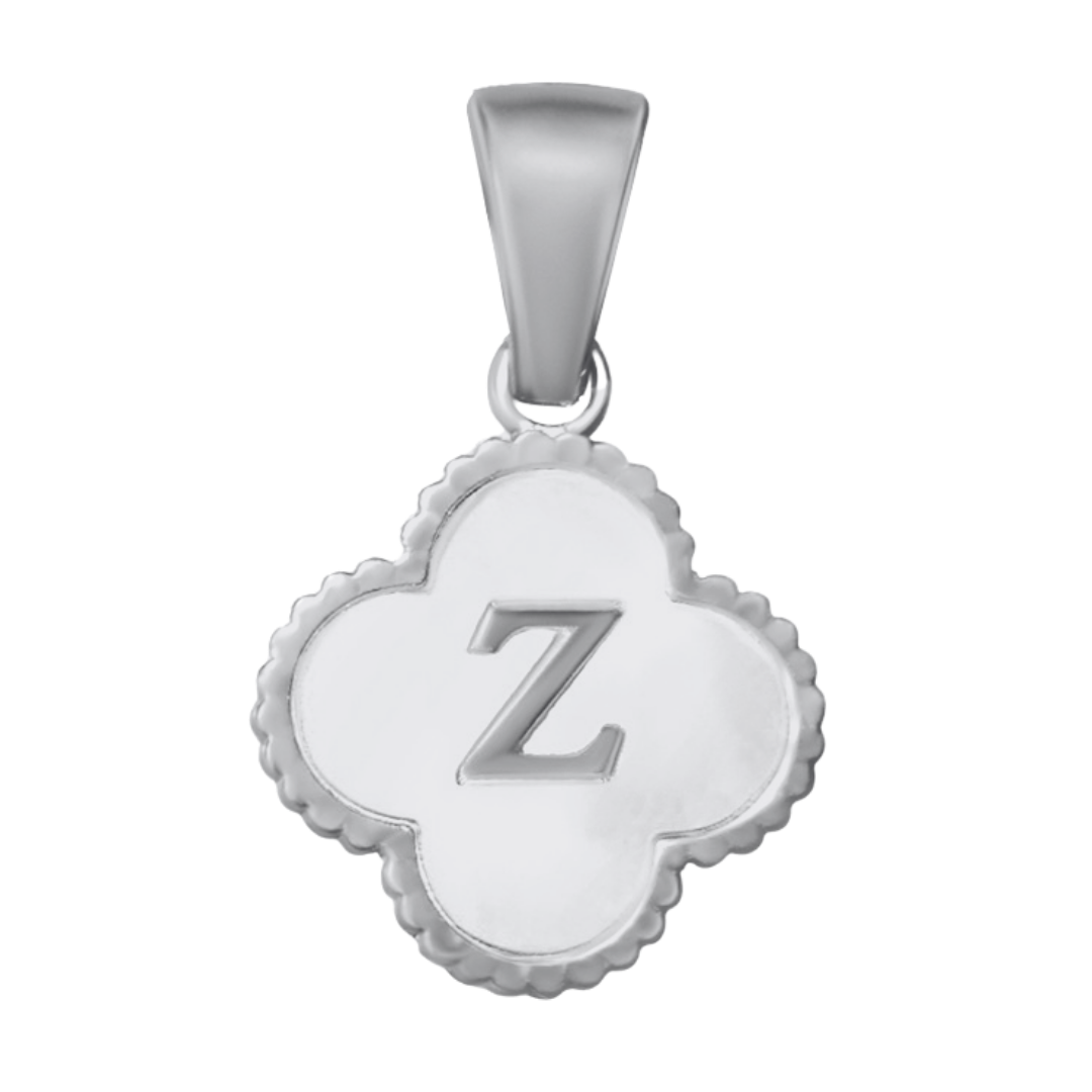 Reversible Initial Flower Charm