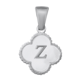 Reversible Initial Flower Charm