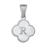 Reversible Initial Flower Charm