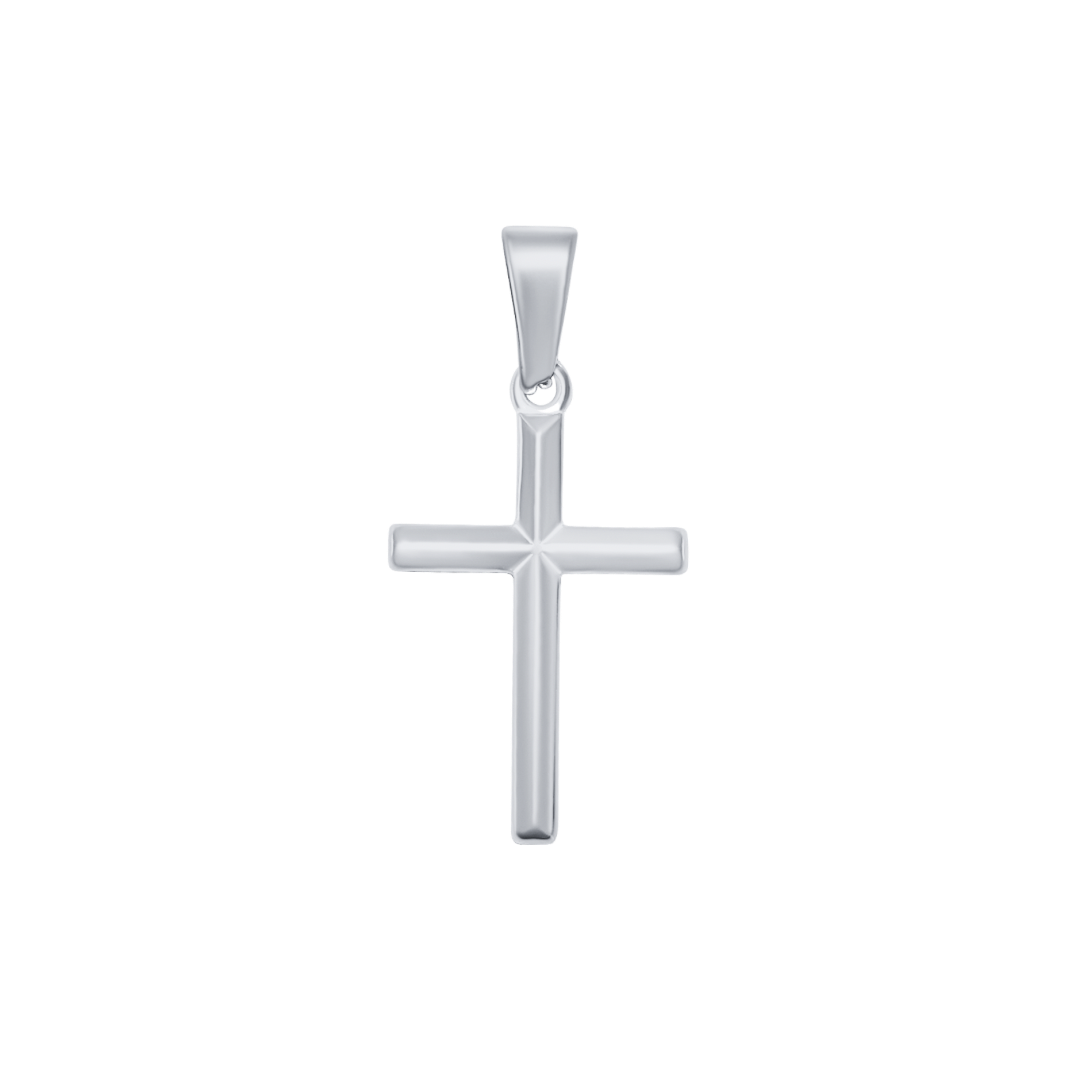 Beveled Cross Pendant