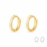 Dainty CZ Diamond Huggies