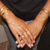 Gold Blank Bar Cuban Bracelet
