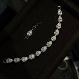 Diamond Teardrop Iced Bracelet