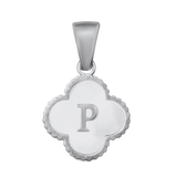 Reversible Initial Flower Charm
