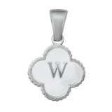 Reversible Initial Flower Charm