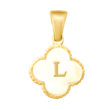 Reversible Initial Flower Charm