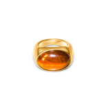 Large Brown Stone Ring