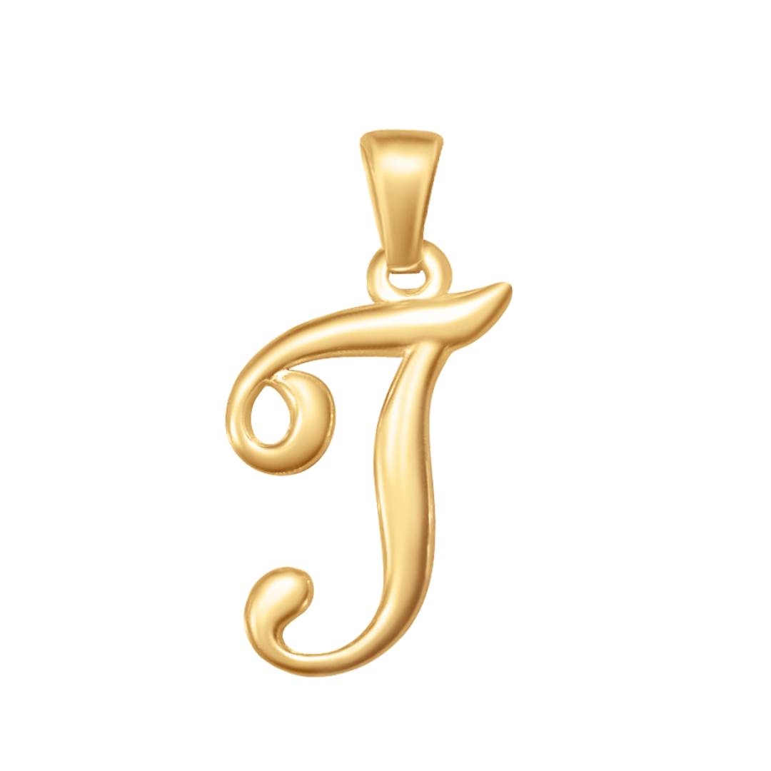 Large Cursive Letter Charms