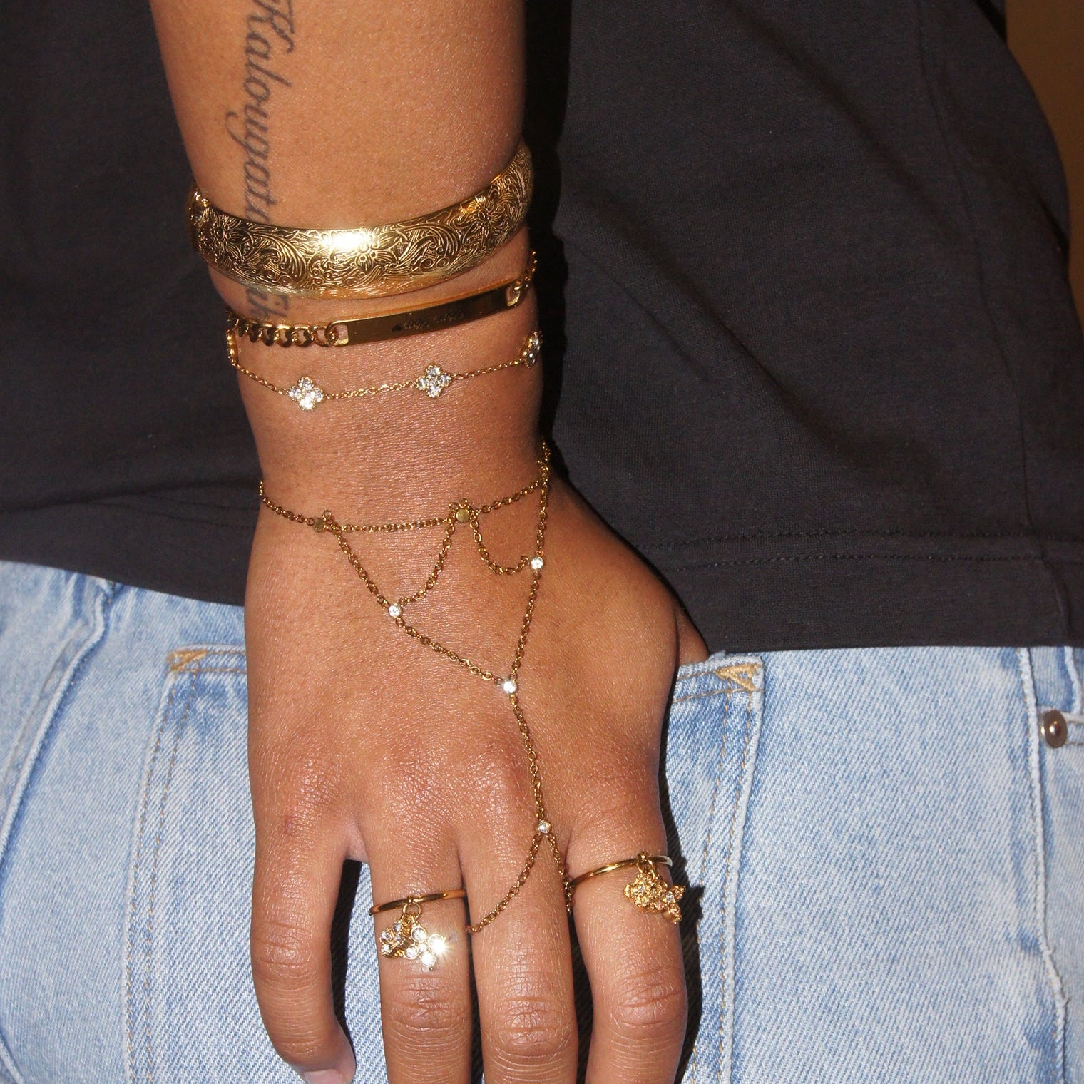 Patterned Clip-On Bangles
