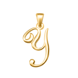 Large Cursive Letter Charms