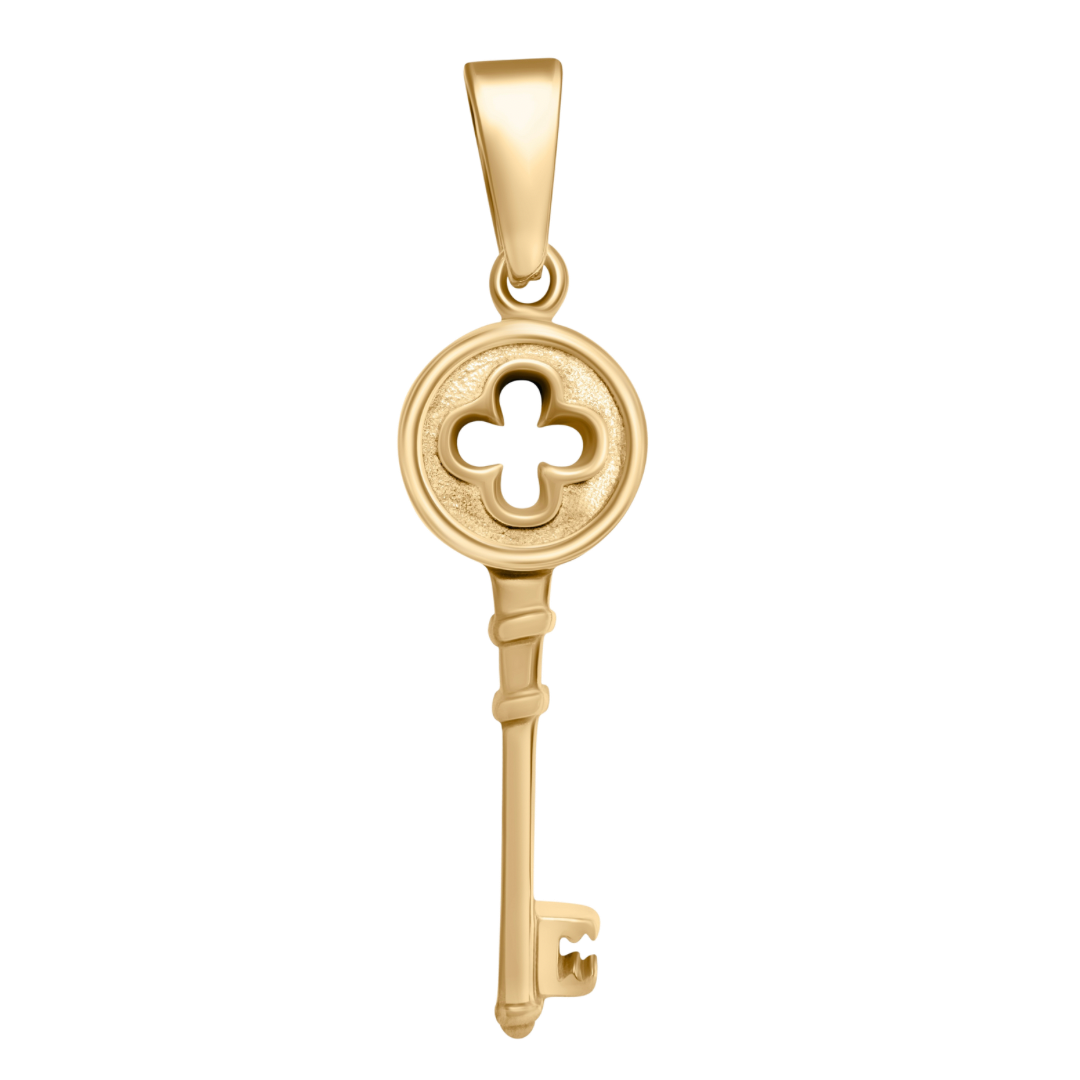 Clover Key Charm