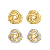 Bold Twisted Studs